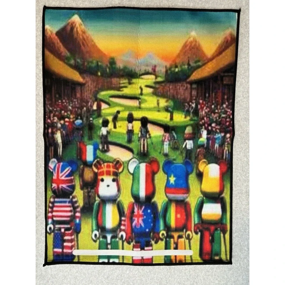 Custom Bearbrick Golf Non-Slip Floor Mat Carpet Rug‎ New!